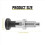 M10 Stainless Steel Self Locking Index Plunger Pin For Position 7