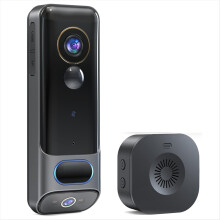 Dual Doorbell Camera Wireless No Subscription,2K Smart Door Camera