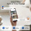 Dual Doorbell Camera Wireless No Subscription,2K Smart Door Camera 3