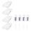 12er-Packung Trabricks stapelbare Diamant-Kunsttabletts mit Deckel, A 1
