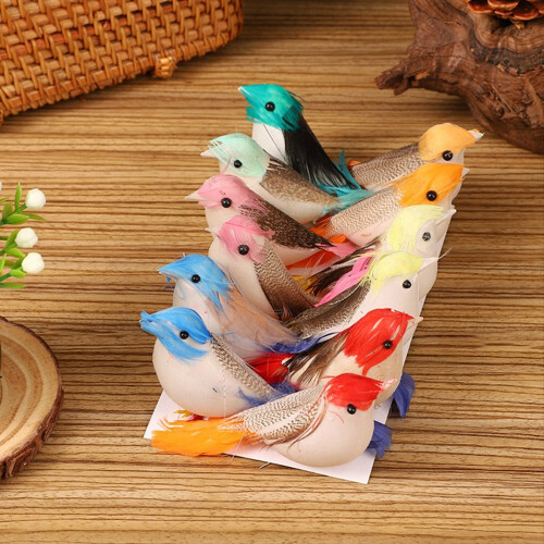 Mini-Simulationsvogel, künstliche Farbe, DIY-Bastelarbeiten, B 1