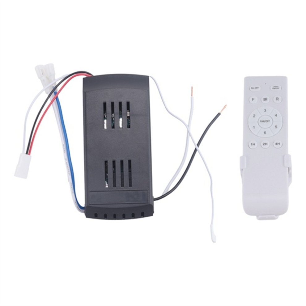 Universal Ceiling Fan Remote Control Kit 40W 6-Speed Timing Function 4853503715409