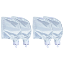 Pool Cleaner Bags,4pcs Pool Sweep Bag, with Zipper Pool Spa Parts