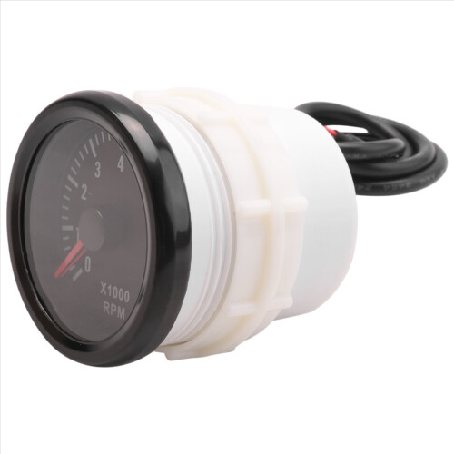 Tacômetro elétrico de 52mm, 0-8000 rpm, medidor tacho de 2 polegadas rpm 1