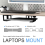 Under Desk Laptop Mount Sturdy Under Table Notebook Organizer Support 3