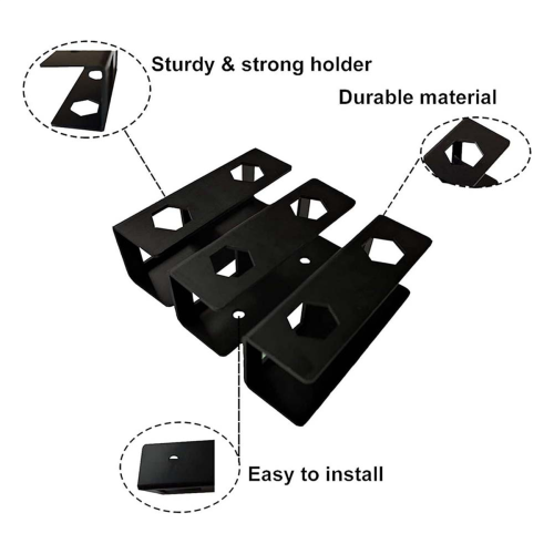 Under Desk Laptop Mount Sturdy Under Table Notebook Organizer Support 1