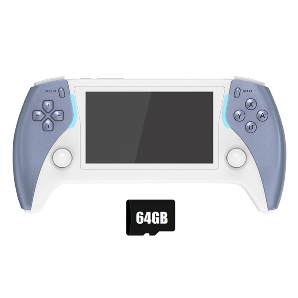 Project X Pro Handheld Video Game Console 64G+15000 Games A Blue 4853503713511