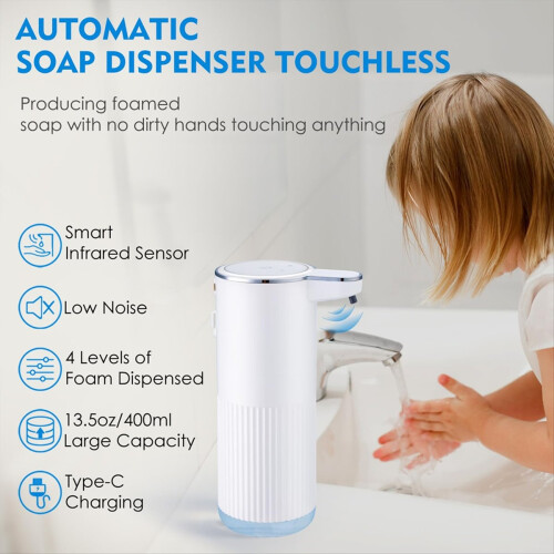 Automatic Foaming Soap Dispenser,Adjustable Foam Hand Soap Dispenser 1