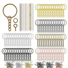 Kit para hacer llaveros con llaveros (25 mm, colores surtidos)