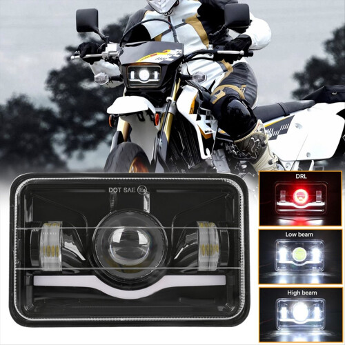 Προβολέας με σφαιρικό φακό LED 4x6 ιντσών H4656 H4651 Προβολέας LED 2
