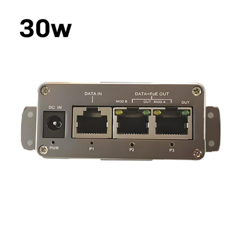 Εγχυτήρας POE MINI Gigabit 3 θυρών, μέγιστης εξόδου 30w, εγχυτήρας POE 1