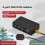 2-Port VGA KVM-Switch Two-in-One-Out mit Desktop-Controller 4