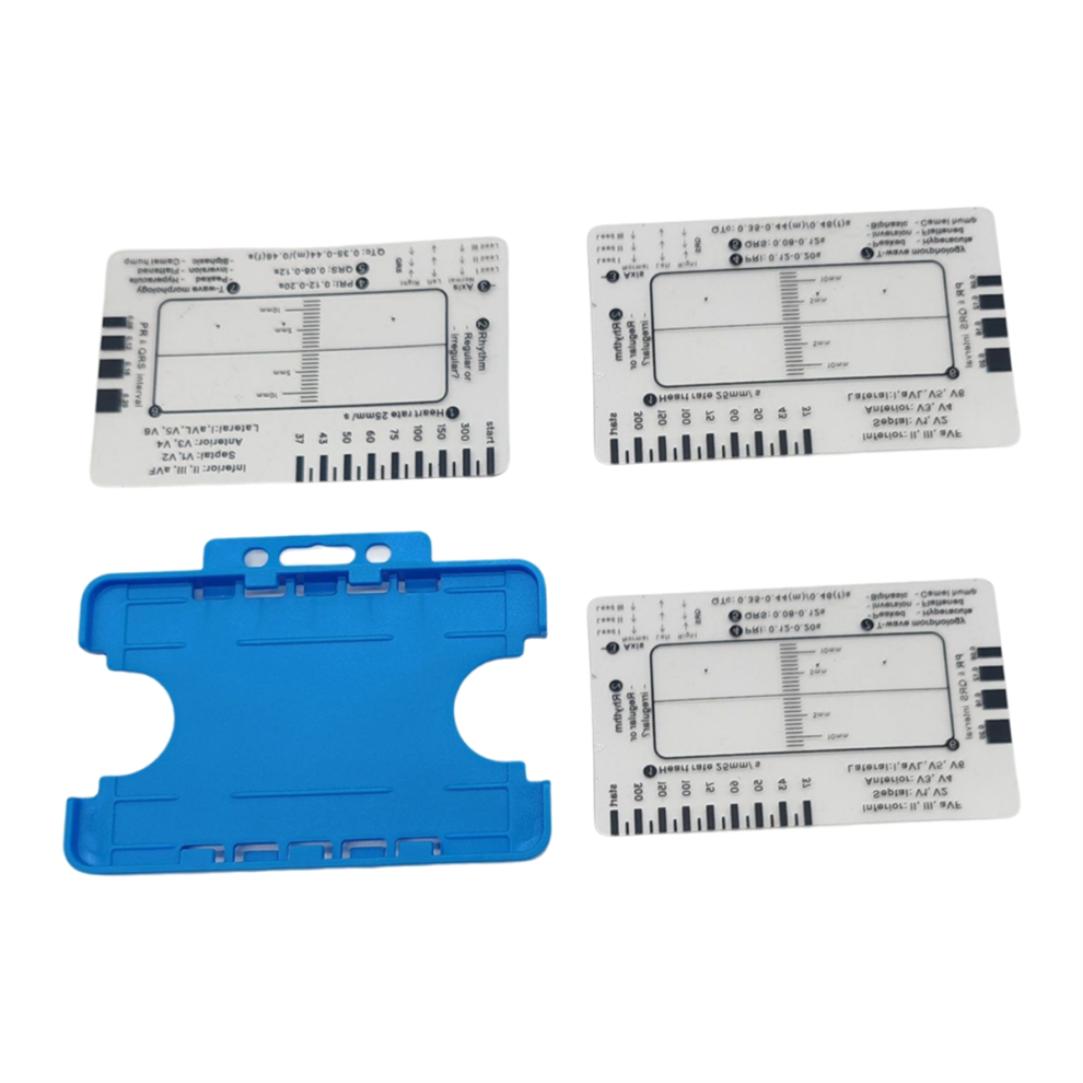 Ecg 7 Step Ruler For Ecg/Ekg Interpretation,Ecg Reference Guide Ruler 4853503722476