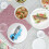 Cutlery Storage Bag Easter Bunny Cutlery Set Blue 5
