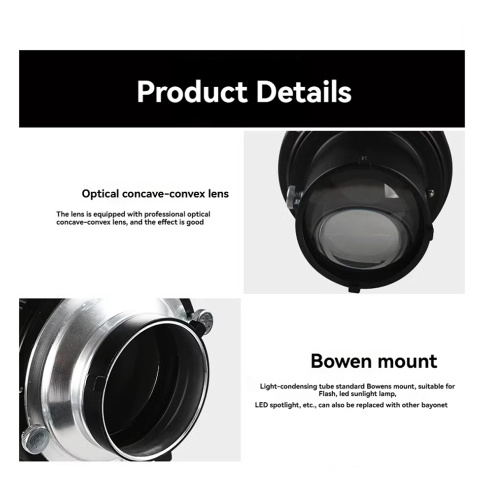 Focalize Conical Snoots Universal Condenser Bowens Mount 4853503727723