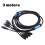 4 Channel XLR Cable Audio Extension Stage Extension Cord,3 Meter 2