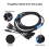 4 Channel XLR Cable Audio Extension Stage Extension Cord,3 Meter 5