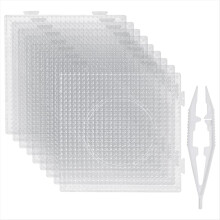 Fuse Beads Pegboards, Large Plastic Bead Pegboard,for DIY Craft Beads