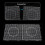 Fuse Beads Pegboards, Large Plastic Bead Pegboard,for DIY Craft Beads 3