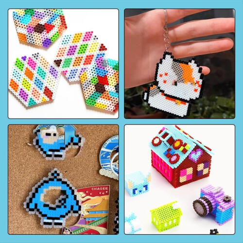 Fuse Beads Pegboards, Large Plastic Bead Pegboard,for DIY Craft Beads 1