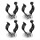 4PCS Universal Magnetic Hooks,Anti-Slip Magnetic Mount Hookd 1