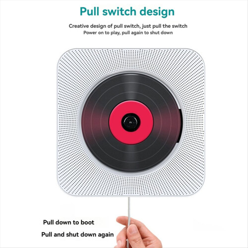 Draagbare Bluetooth CD-speler Compacte muziek-CD-speler (EU),A 2
