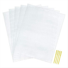 Canvas Sheets,10.2x13.2 Inch Mesh,Eye Mesh for Embroidery 5PCS