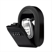 Magnetische sleutelkluis met 4-cijferige combinatieslotverberger onder auto, B