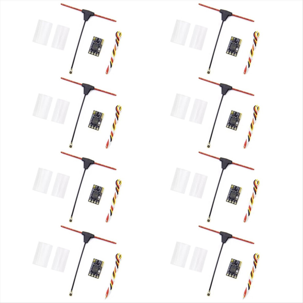 8Pcs Elrs Receiver 2.4Ghz For Rc Fpv Drones Parts Light 4853503740753