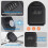 Magntic Key Lock Box with 4 Digit Combination Lock Hider Under Car, B 5