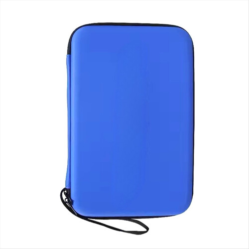 Square Table Tennis Paddle Bag Table Tennis Paddle Box Blue 2