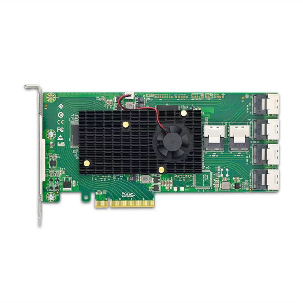 Pcie X8 To 6-Port Sff-8087 Sas/Sata 6Gb/S Hba Controller Card. 4853503739344