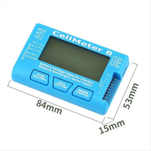 RC CellMeter-8 2-8S Battery Capacity Voltage Test Meter 1
