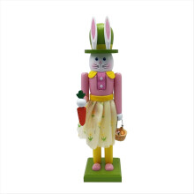 12inch Wooden Nutcracker Decorations,Easter Bunny Wooden B