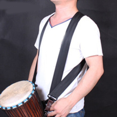 YUEDONG Λουράκι ώμου Djembe με επένδυση για τύμπανο χειρός, λουρί ώμου για τύμπανα 2