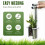 2PCS Bulb Planter Tool Stainless Steel Seed Planter 5