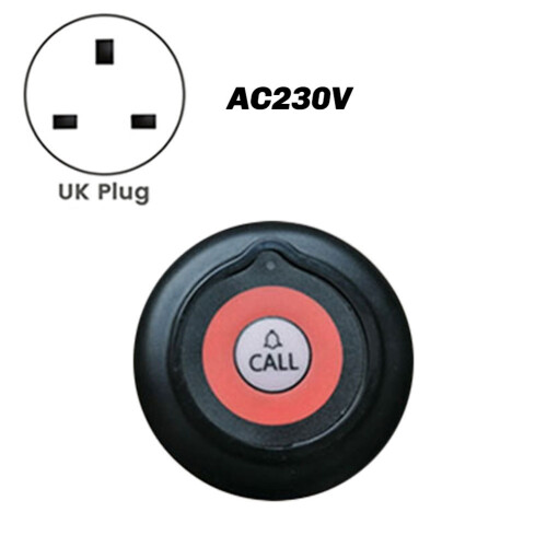 Wireless Calling System, 3pcs, UK Plug 1