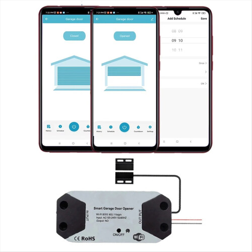 Smart Garage Door Opener Controller Compatible with for AU PLUG 2
