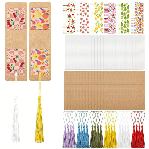 DIY Blanko-Lesezeichenhüllen Kraftpapier-Lesezeichenhüllen B 1