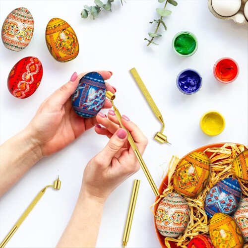 Σετ 4 τεμαχίων στυλό Pysanka με κερί για αυγό 0,3 0,4 0,5 0,7 mm 1