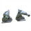 Trucks Surfskate de 6,25 polegadas para skate - Eixo de skate estilo skate 6