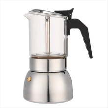 300ml espresso kávovar, moka kanvica z nehrdzavejúcej ocele,
