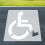 Handicapsjabloon, herbruikbare siliconen parkeerplaatssjabloon 5