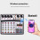 Console de mixagem de áudio de 6 canais com interface USB e placa de som com plugue UE 5