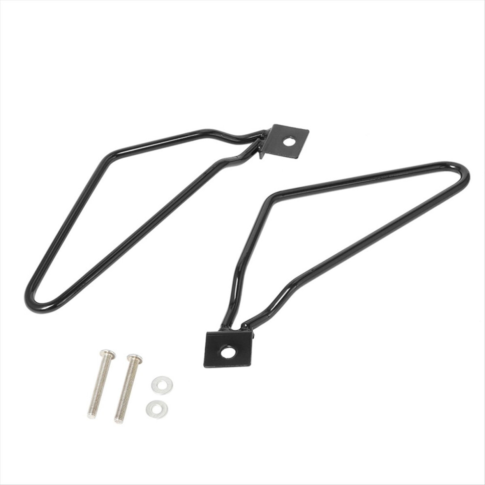 Motorcycle Saddlebags Mount Brackets Support For Black 4853503753913