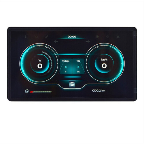 H8 Fietscomputer 24V 36V 48V 60V Led Fietscomputer 6pin 2