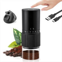 Moedor de café elétrico portátil com 30 configurações ajustáveis