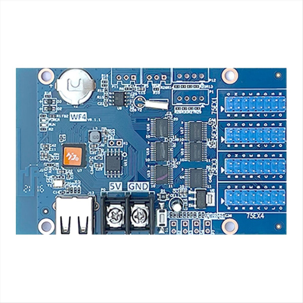 Hd-Wf4 Full Color Rgb Hub75 Controller Wifi Usb Port Control Card 4853503763646