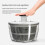 Salad Dehydrator Large Vegetable Dehydrator Manual Salad Spinner 5