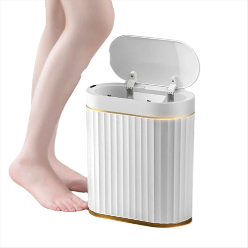 7L Sensor Trash Can for Kitchen Garbage Tin for Bathroom Light Luxury 1